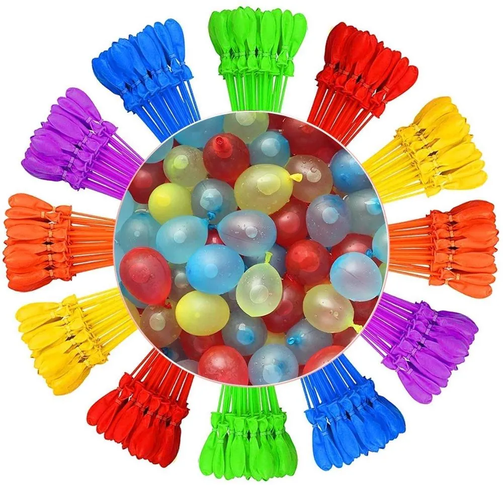 111pcs Self-Sealing Water Balloons ¨C Quick Fill Summer Outdoor Toy Set for Kids & Parties