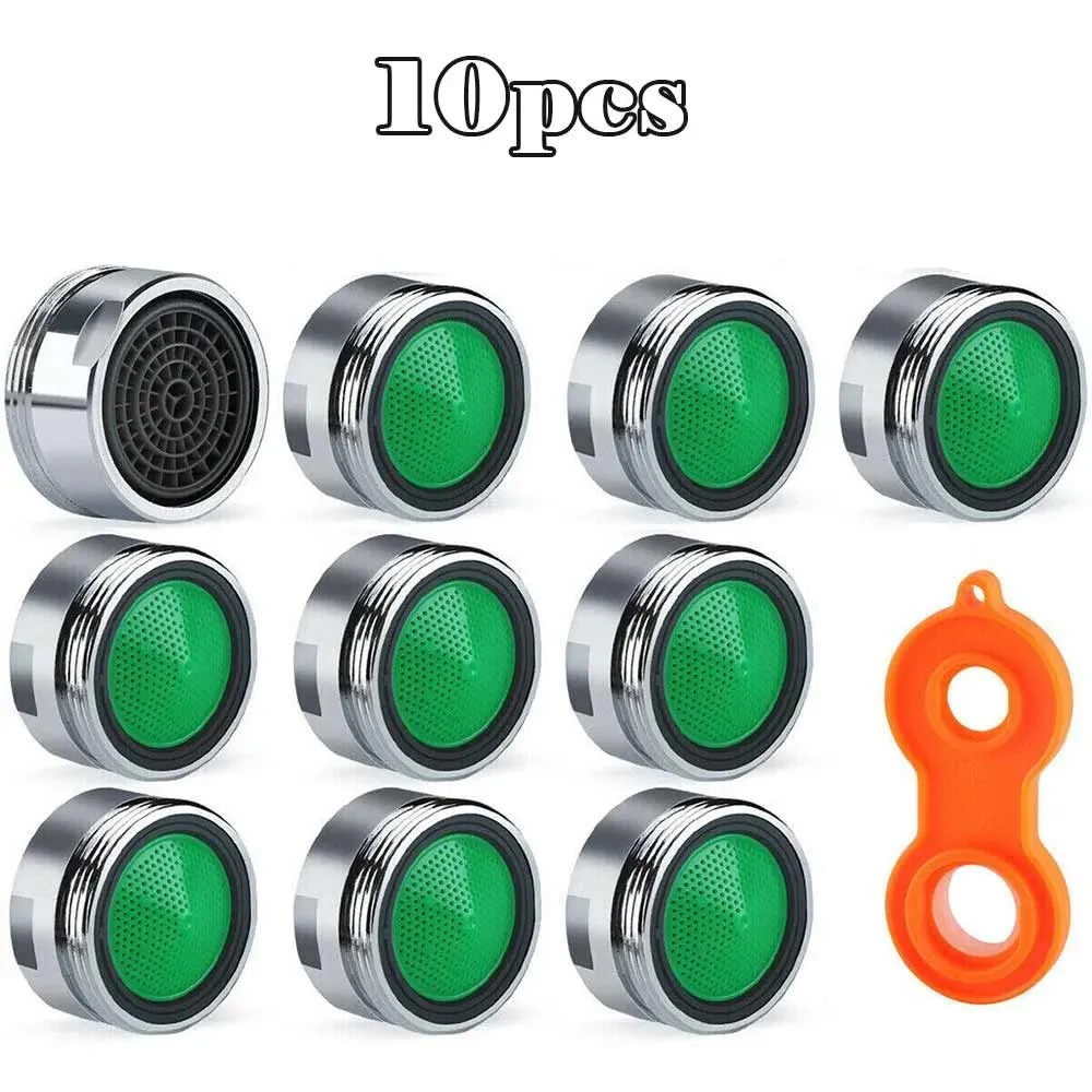 10pcs Water Saving Faucet Aerator Replaceable Filter Mixed Nozzle Thread Bathroom Faucet Accessories