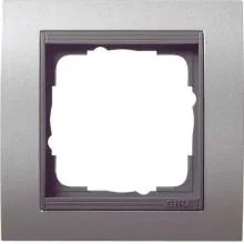 GIRA 021106 Event Rahmen, 1-fach, alu für anthrazite Einsätze