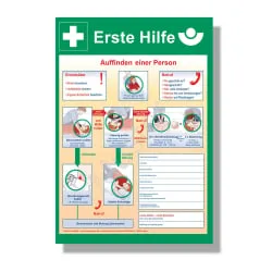 GRAMM medical Erste-Hilfe-Notfalltafel