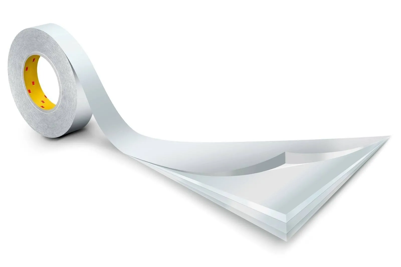 3M Doppelseitiges Klebeband mit Polyester-Träger 9415PC, Transluzent, 19 mm x 66 m, 0,05 mm