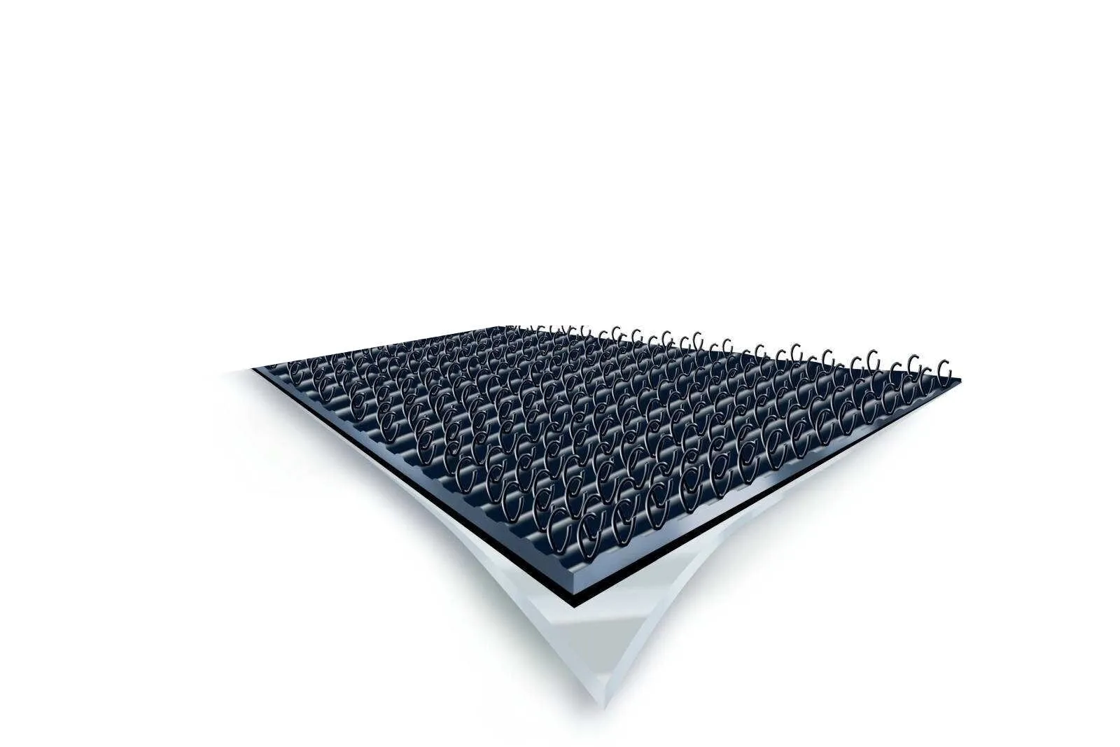 3M Scotchmate Hakenband mit hoher Soforthaftung SJ3526N, schwarz, 50,8 mm x 45,7 m, 4,4 mm