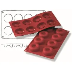 SCHNEIDER Silikon-Backform, Savarin, rot