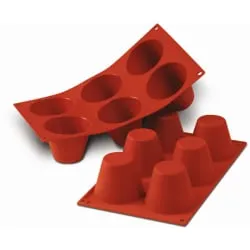 SCHNEIDER Silikon-Backform, Muffin groß, rot