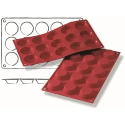 SCHNEIDER Silikon-Backform, Tortelett, rot