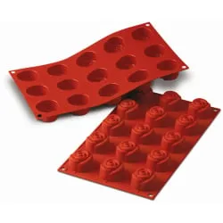SCHNEIDER Silikon-Backform, Rose, rot