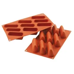 SCHNEIDER Silikon-Backform, Nusspraline, rot