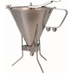 SCHNEIDER Likör- und Fondanttrichter, Edelstahl