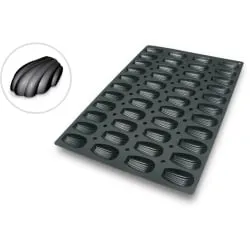 SCHNEIDER Silikon-Backform, Madeleine, schwarz