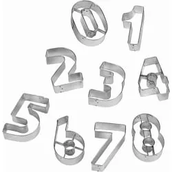 SCHNEIDER Ausstecher-Set, Zahlen von 0-9