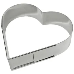 SCHNEIDER Backrahmen "Herz", Edelstahl