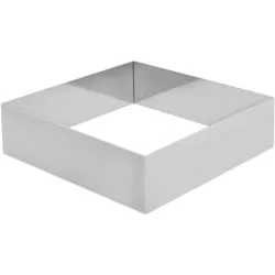 SCHNEIDER Tortenring, quadrat, 160 x 160 mm