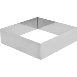 SCHNEIDER Tortenring, quadrat, 180 x 180 mm