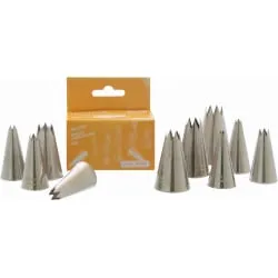 SCHNEIDER Sterntüllen im Satz, Edelstahl