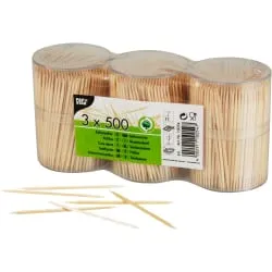 Papstar Zahnstocher, Holz im Spender