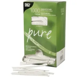 Papstar Pure Zahnstocher, gehüllt