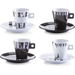 Zeller Coffee style Espresso-Set, 8-teilig