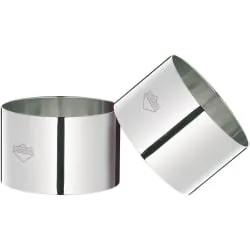 Küchenprofi Dessert- und Speisenringe, 4-teiliges Set