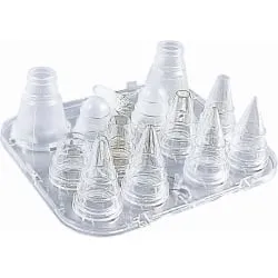 SCHNEIDER Tüllenkassetten-Set, Polykarbonat, transparent