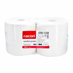 racon® comfort jumbo Toilettenpapier, 2-lagig, weiß, 380 m