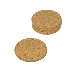 Metaltex Glasuntersetzer aus Kork, 6-teilig