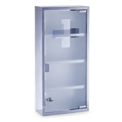 Zeller Medizinschrank, Edelstahl