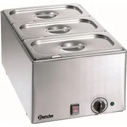 Bartscher 3x 1/3 GN Bain Marie Wärmebehälter