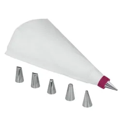 Metaltex Spritzbeutel, 6 Tüllen