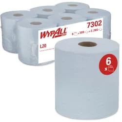 WypAll® L20 Wischtücher, 2-lagig, blau
