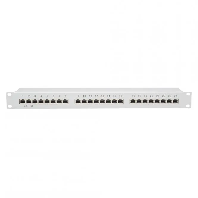 19“ PATCHPANEL, CAT.5e, 1 HE