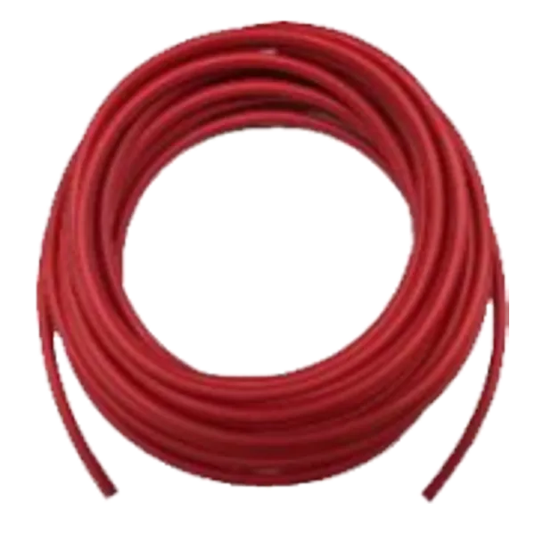 2 lagiger PVC – Gewebeschlauch Ø 5 mm x Ø 8 mm (rot) ( empfohlene Länge = 10 m )