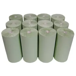 Rollenhandtuchpapier, 1-lagig, grün