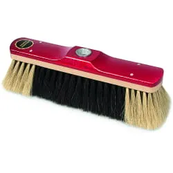 Stubenbesen, mit Schrauben, volles Roßhaar