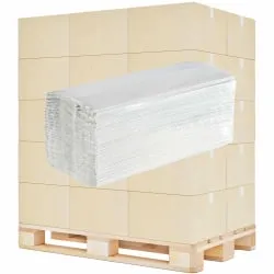 Papierhandtücher, 24,5 x 31 cm, 1-lagig, hellgrau