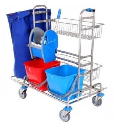 Reinigungswagen RW2 Edelstahl