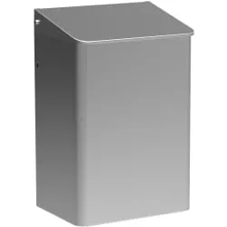 Geschlossene Abfallbehälter, wandhängend