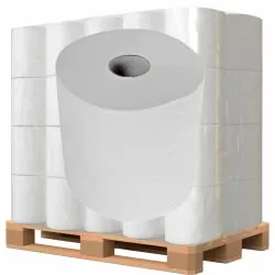 Rollenhandtuchpapier, 2-lagig, hochweiß
