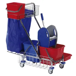 Floorstar Doppelfahrwagen voll ausgestattet 2 x 17 l SOLID