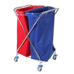 Floorstar Papierwagen X-Form HR 2x120 SOLID, verchromt