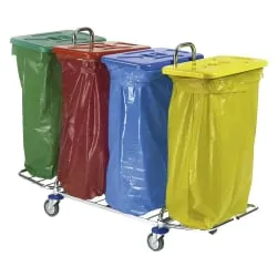 Floorstar Abfallsammelwagen Trennwagen 4 SOLID