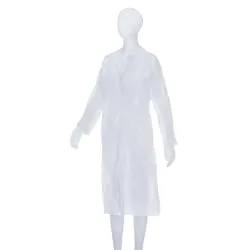 MED-COMFORT Einmalbesuchermäntel, weiß, 115 x 150 cm