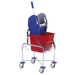 Floorstar Einfachfahrwagen "top" erhöht 17l SOLID, verchromt