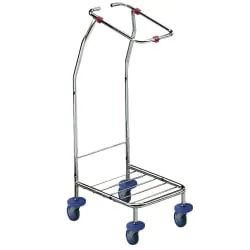 Floorstar Wäschesammler WS 1 SOLID, verchromt, einfach