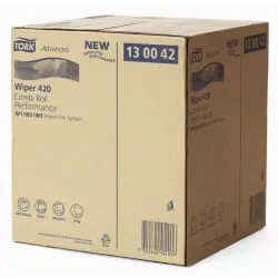 Tork Advanced Wischtuch 420, Großrolle, hochweiß, W1/W2/W3