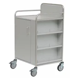 Seitenfächer mit Randgitter aus Edelstahl