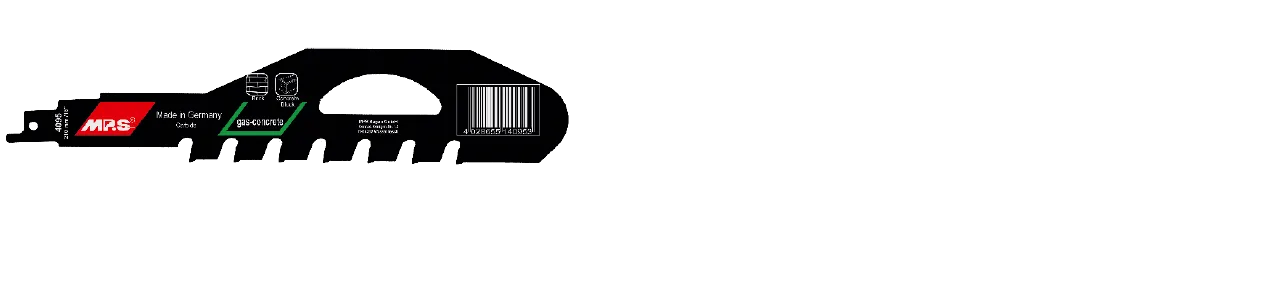 1x MPS Säbelsägeblatt Länge 210 mm