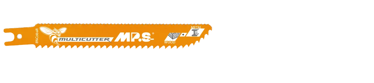 2x MPS Säbelsägeblatt Länge 150 mm für grobe Schnitte