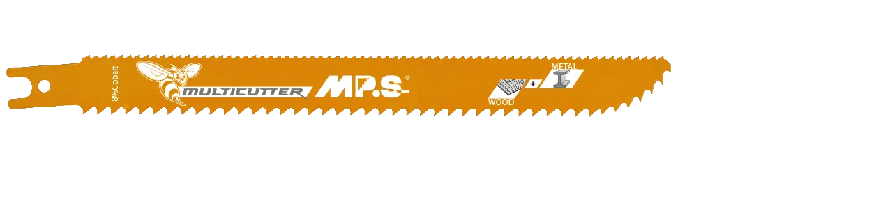 2x MPS Säbelsägeblatt Länge 200 mm für grobe Schnitte