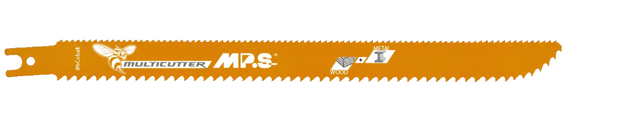 2x MPS Säbelsägeblatt Länge 250 mm für grobe Schnitte