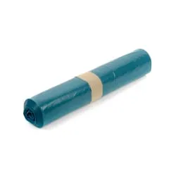 Müllsäcke blau gerollt, 800 x 1000 mm